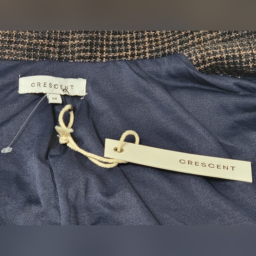 Crescent NWT Women's Tweed Jacket Size Medium - Picture 15 of 16